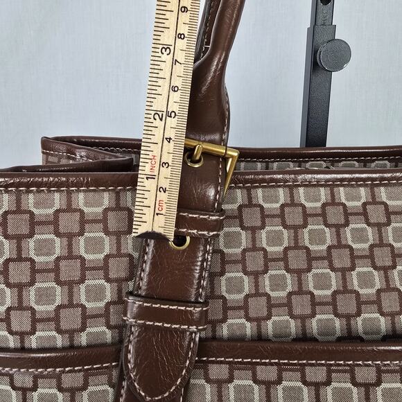 Nine West Tote Brown Tones 15" x 5" x 11" - Picture 11 of 16